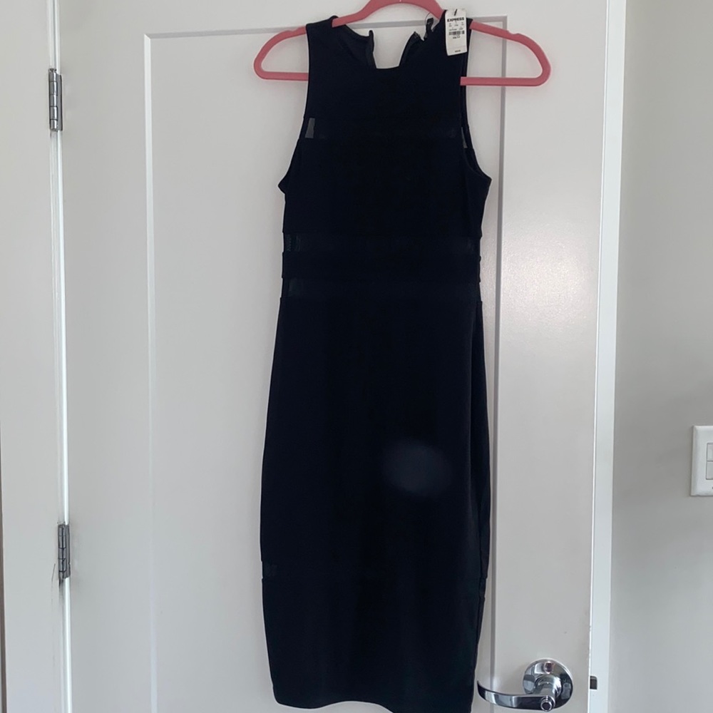 Express Black Dress NWT